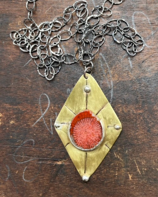 Fossilized Coral Necklace