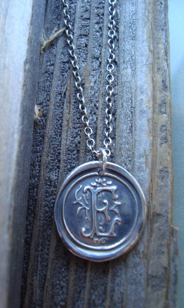 Initial 'E' Charm Necklace