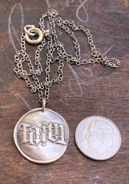 Faith Ambigram Necklace