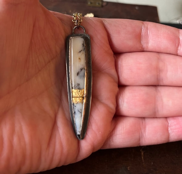 Dendritic Opal Necklace