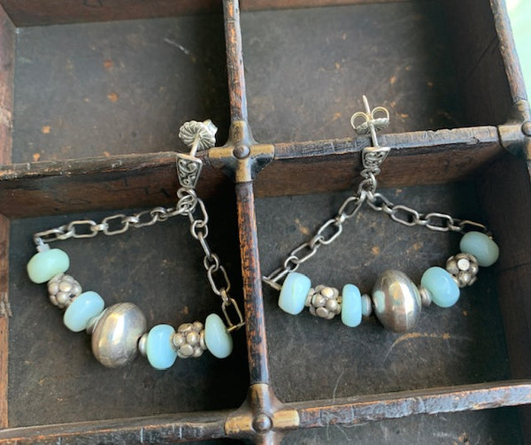 Peruvian Opal Earrings