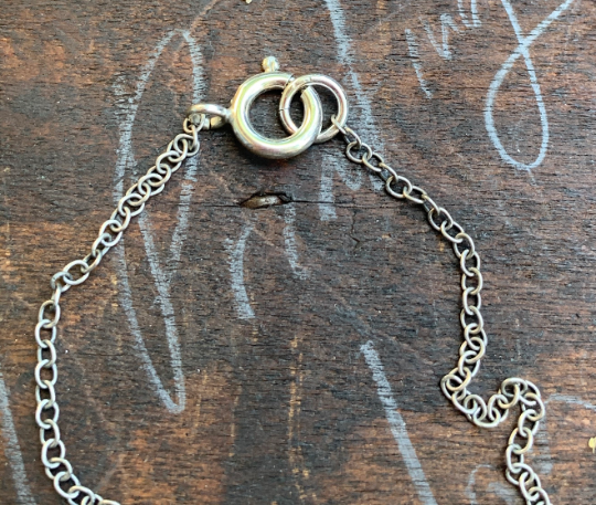 Initial 'D' Charm Necklace