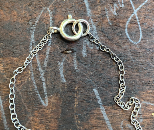Initial 'S' Charm Necklace